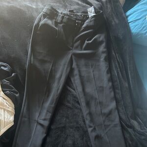 Elegant Black Satin Scarf